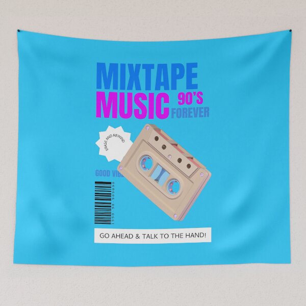 Item preview, MIXTAPE MUSIC 90S designed and sold by BulleAMShop.