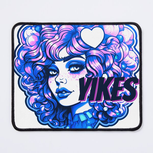Item preview, YIKE BLUE GIRL designed and sold by ivanmejia.