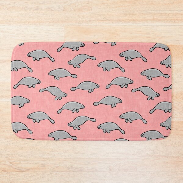 Item preview, manatees - pink designed and sold by littlearrow.