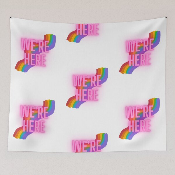 Item preview, We're here, we're queer, lets celebrate! Pride 2023 designed and sold by earthandorigin.