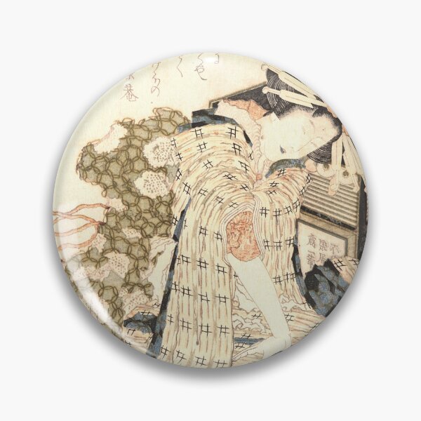 Item preview, Katsushika Hokusai Courtesan asleep Japanese painting designed and sold by Lady-Frost.