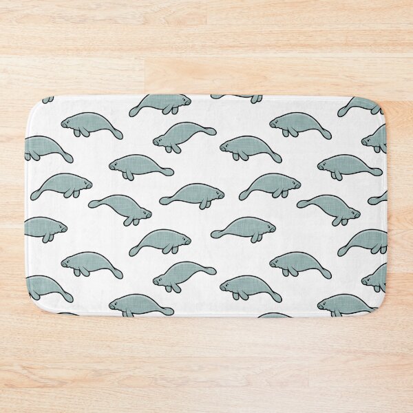 Item preview, manatees - white designed and sold by littlearrow.