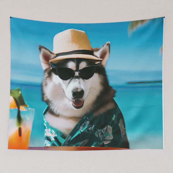 Item preview, Summer Vibes Husky designed and sold by Cutemi.