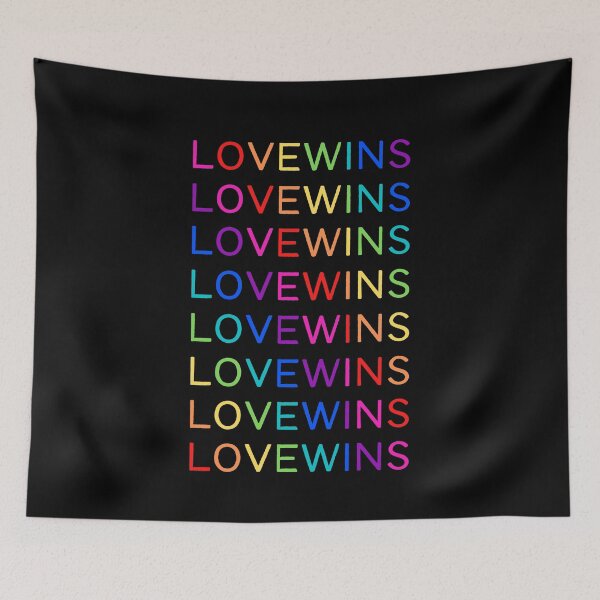 Artikelvorschau, Love Wins LGBT. LGBTQ Pride entworfen und verkauft von Subtle Pride Shop.
