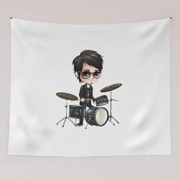 Item preview, "Rock Out with Musician Boy - Unique Art for Music Lovers designed and sold by addthana.