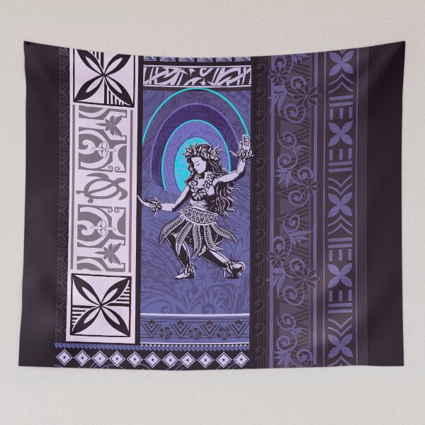 Item preview, Hawaiian - Samoan Hula Tapa Board 4440 designed and sold by sunnthreads.