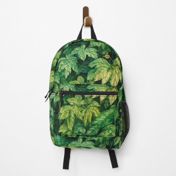 Item preview, Pattern of lush green painting leaves in the summer garden designed and sold by SeamlessGuru.