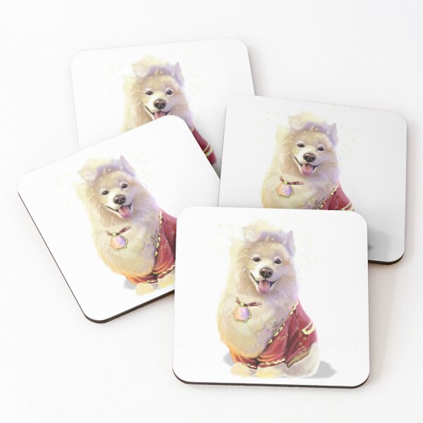 Item preview, Samoyed Dog Mozart, painting designed and sold by AK-Hevonen.