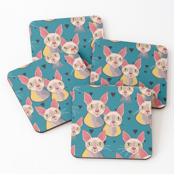 Artikelvorschau, Sphynx-Katzen-Design entworfen und verkauft von KaleidoCreation.