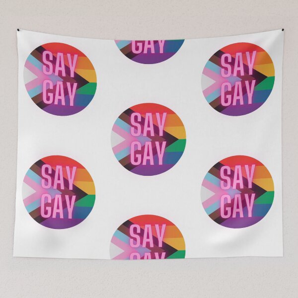 Item preview, Say gay! pride 2023 designed and sold by earthandorigin.