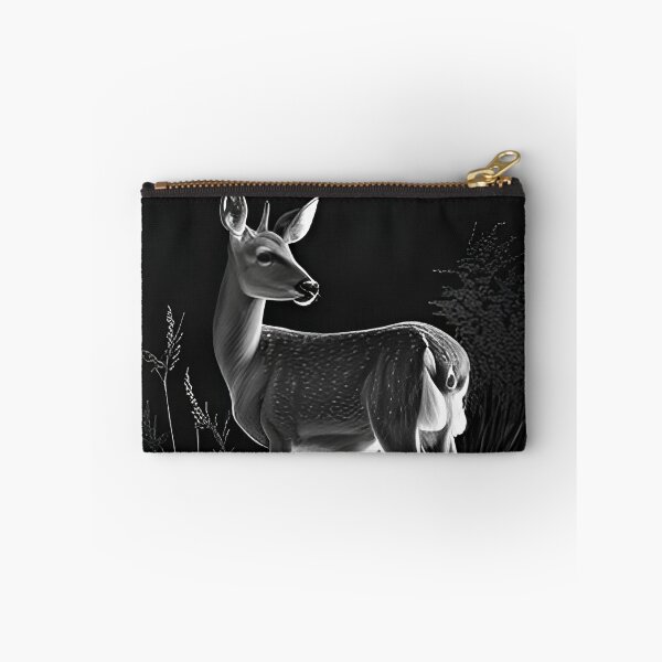 Item preview, Pencil drawn Deer High Quality Black and White Design designed and sold by Pencil-Art.