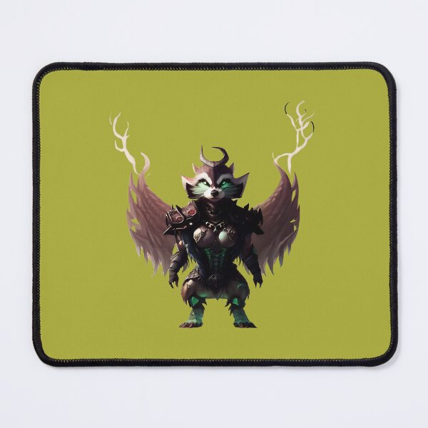 Item preview, Raccoon warrior with wings designed and sold by SheepAttack.