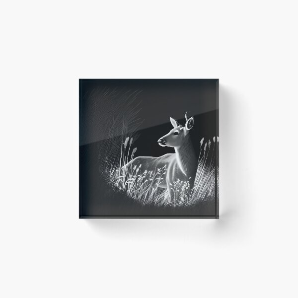 Item preview, Copy of Pencil drawn Deer High Quality Black and White Design designed and sold by Pencil-Art.