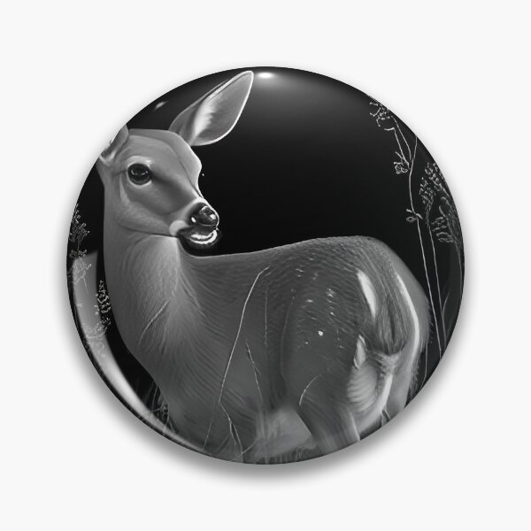 Item preview, Copy of Pencil drawn Deer High Quality Black and White Design designed and sold by Pencil-Art.