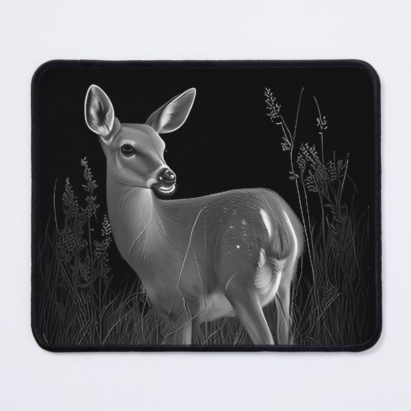 Item preview, Copy of Pencil drawn Deer High Quality Black and White Design designed and sold by Pencil-Art.