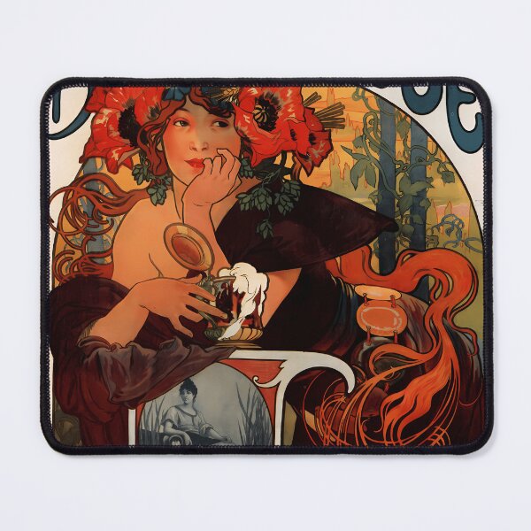 Item preview, Alphonse Mucha, Beer of the Meuse designed and sold by NouveauEra.