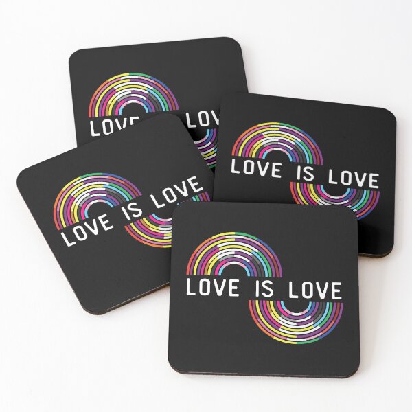 Artikelvorschau, Love Is Love LGBT. LGBTQ Pride entworfen und verkauft von Subtle Pride Shop.