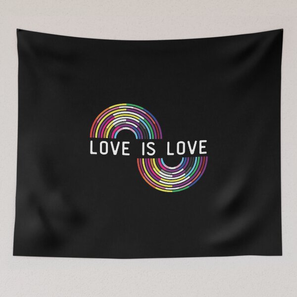 Artikelvorschau, Love Is Love LGBT. LGBTQ Pride entworfen und verkauft von Subtle Pride Shop.