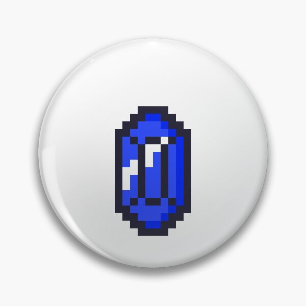 Item preview, Bit Blue Rupee designed and sold by PixelArtOne.