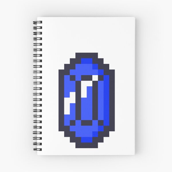 Item preview, Bit Blue Rupee designed and sold by PixelArtOne.