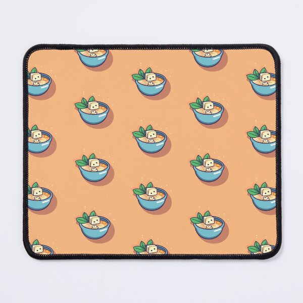 Item preview, Cute Miso Soup Tofu Design for Japanese Cuisine Lovers designed and sold by Stickerchef.