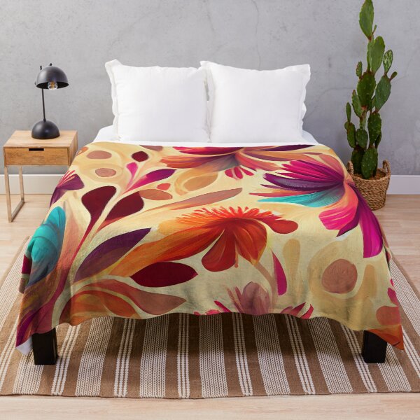 Item preview, Modern exotic floral jungle pattern. Collage contemporary pattern. Aquarelle style pattern. designed and sold by anytka.