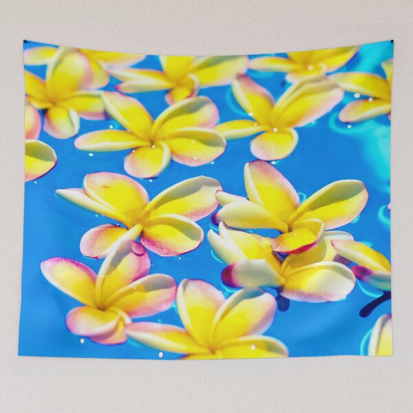 Item preview, Floating Plumerias designed and sold by Angelina Hills.