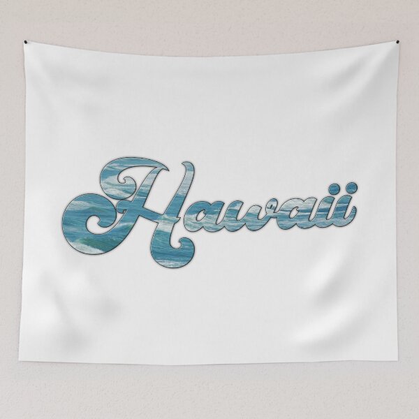 Item preview, Hawaii Blue Pacific Ocean Word Art Script Typography designed and sold by Star58.