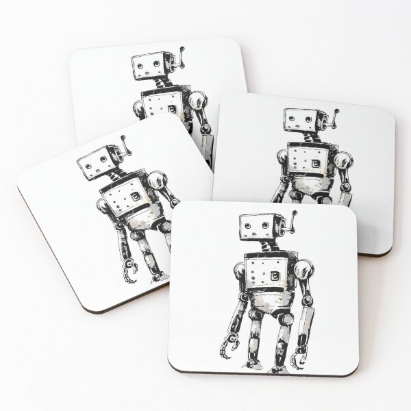 Item preview, Drawing of a robot designed and sold by MantasDesign17.