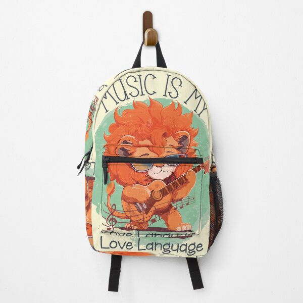 Item preview, Music is my love language - funny saying designed and sold by VichallanStudio.