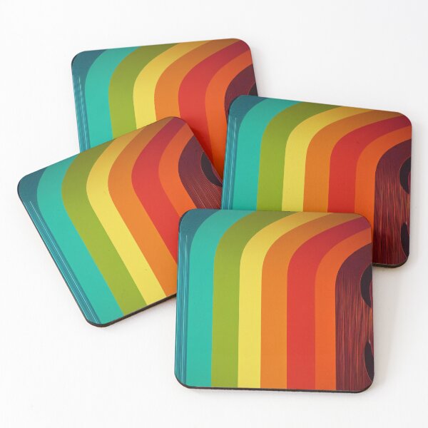 Item preview, Background in 60s, 70s, 80s style. Wallpaper or poster blank. Geometric shapes. designed and sold by anytka.