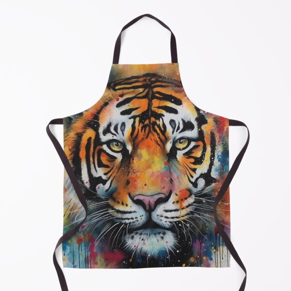 Item preview, Modern Colorful Tiger Art by Bodhi designed and sold by artbybodhi.