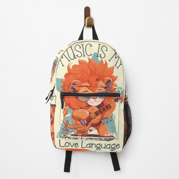 Item preview, Music is my love language - funny saying designed and sold by VichallanStudio.