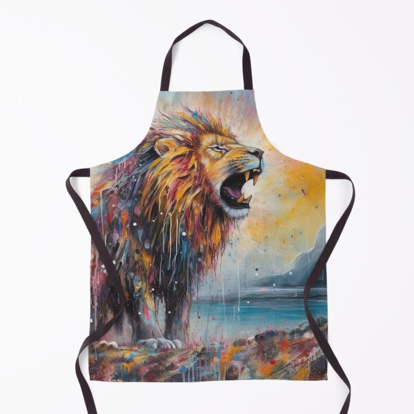 Item preview, Abstract Lion Art by Bodhi designed and sold by artbybodhi.