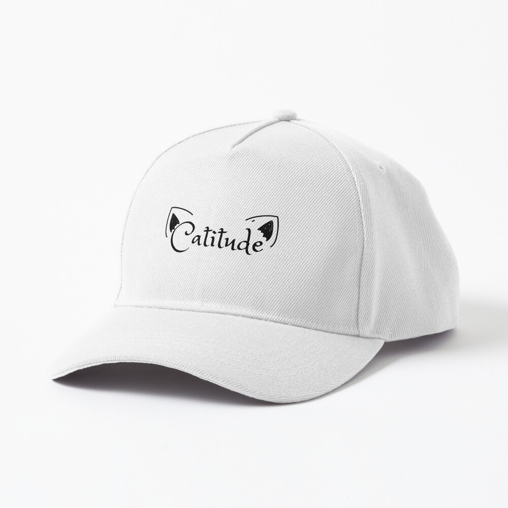 Catitude cool funny writing ears cat ears 