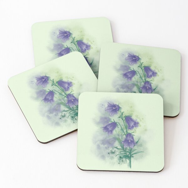 Item preview, Campanula wild flower designed and sold by ArtbySvetik.