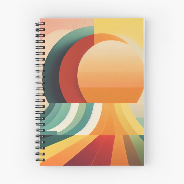Item preview, Background in 60s, 70s, 80s style. Wallpaper or poster blank. Geometric shapes. designed and sold by anytka.