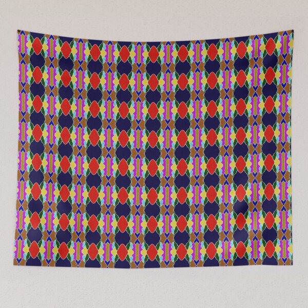 Item preview, Bohemian Fusion: A Colorful Geometric Artwork Inspired by Tribal Design designed and sold by chuckletuckle.