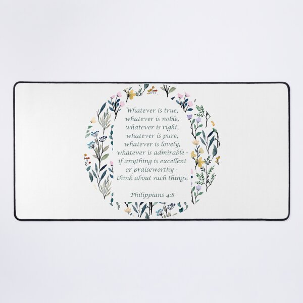 Item preview, Philippians 4:8 - Whatever is true, whatever is noble, whatever is right... designed and sold by FlutterByH.