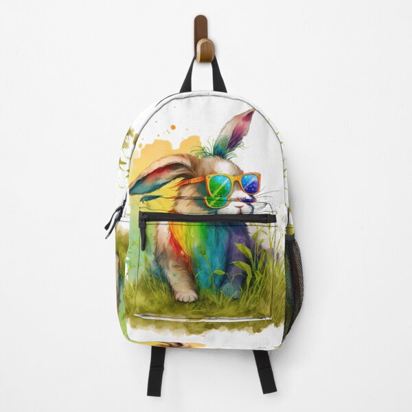 Item preview, Cool Rabbit with Sunglasses in Watercolor designed and sold by ChromaticClings.
