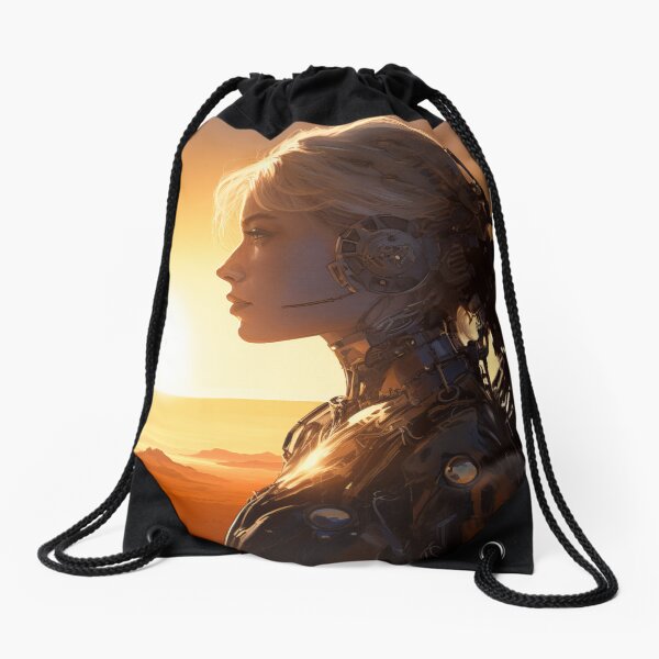 cyber-femme Sac à cordon