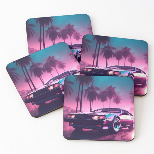 Item preview, Neon Rush: Speeding into the Synthwave Future designed and sold by Mullet Monkey.