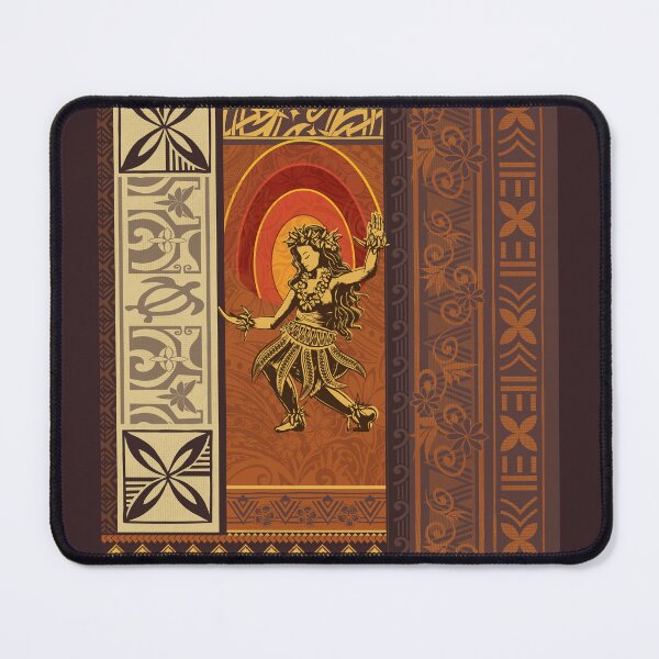 Item preview, Hawaiian - Samoan Hula Tapa Board 4439 designed and sold by sunnthreads.