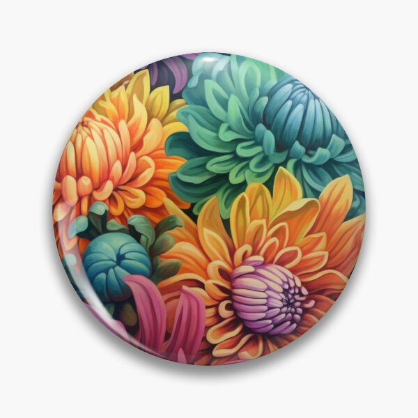 Item preview, Chrysanthemums Pattern 2 designed and sold by BloomBoutiqueTs.