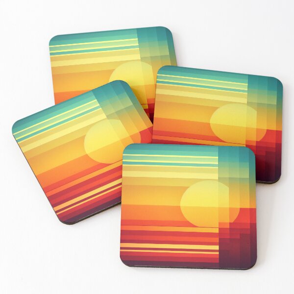 Item preview, Background in 60s, 70s, 80s style. Wallpaper or poster blank. Geometric shapes designed and sold by anytka.