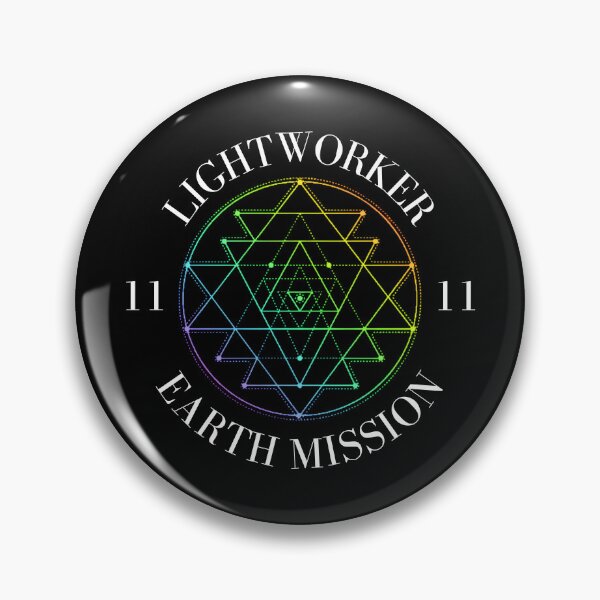 Item preview, Lightworker Earth Mission 1111 Rainbow Sacred Geometry designed and sold by PlanetStarseed.
