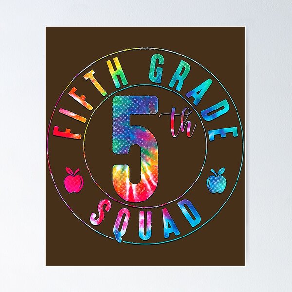 Item preview, Fifth Grade Squad Tie Dye 5Th Grade Squad Back To School  DM75081	 designed and sold by aminabreemulc.