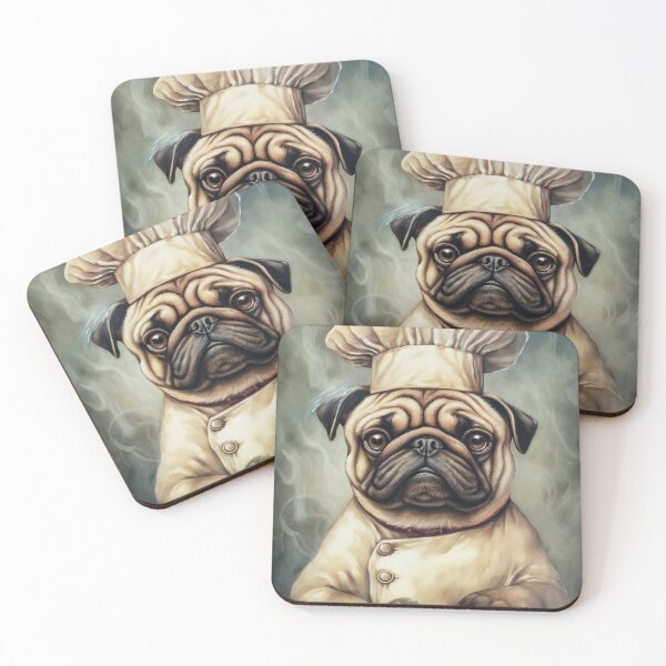 Item preview, dog wearing chef hat designed and sold by ruvida.