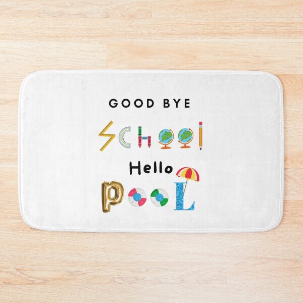 Item preview, Good Bye School Hello Pool - Funny and cute T-Shirts Quotes designed and sold by Designspot2020.