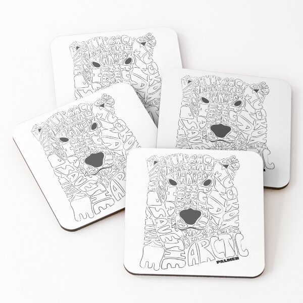 Item preview, Save The Arctic Polar Bear word art designed and sold by Palmer YYZ.